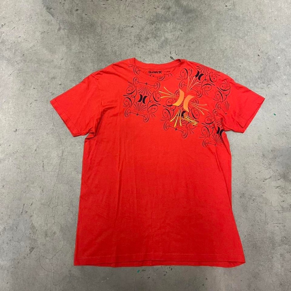 Vintage Y2K‎ USA made Hurley premium grunge skater tee shirt
